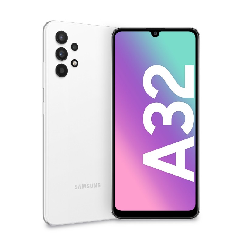 Samsung Galaxy A32 4G SM-A325F DS 16,3 cm (6.4") Double SIM Android 11 USB Type-C 4 Go 128 Go 5000 mAh Blanc