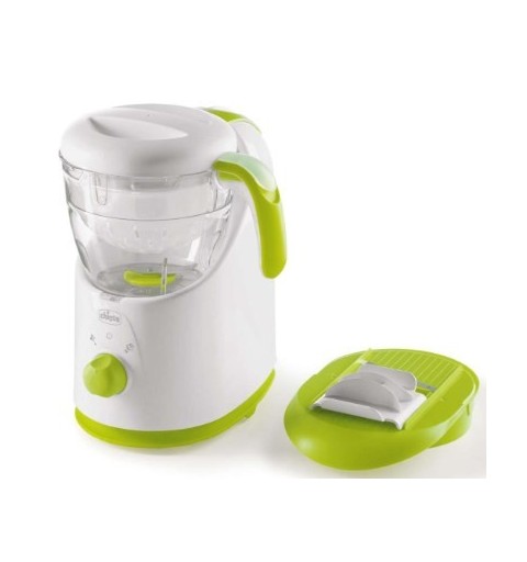 Chicco Easy Meal cuiseur vapeur 1 Nombre de paniers Autoportante 500 W Vert, Blanc