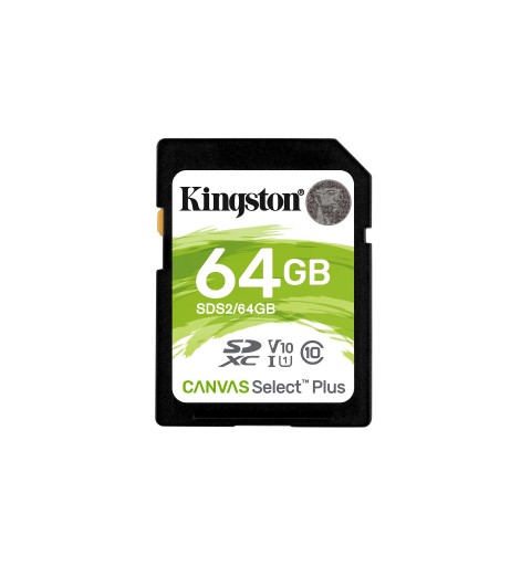 Kingston Technology Canvas Select Plus 64 GB SDXC UHS-I Klasse 10