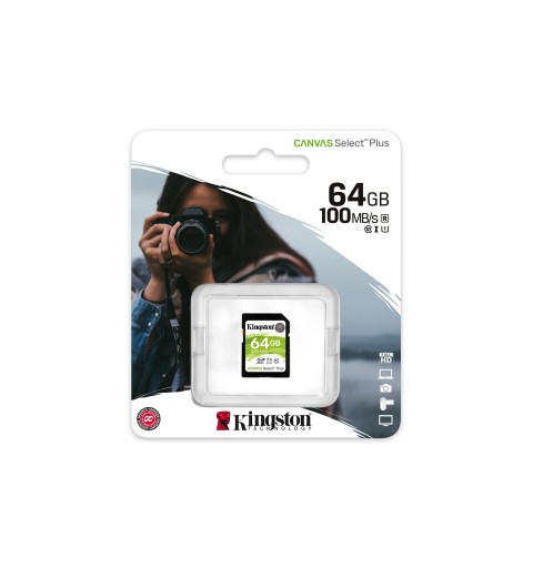 Kingston Technology Canvas Select Plus 64 GB SDXC UHS-I Klasse 10