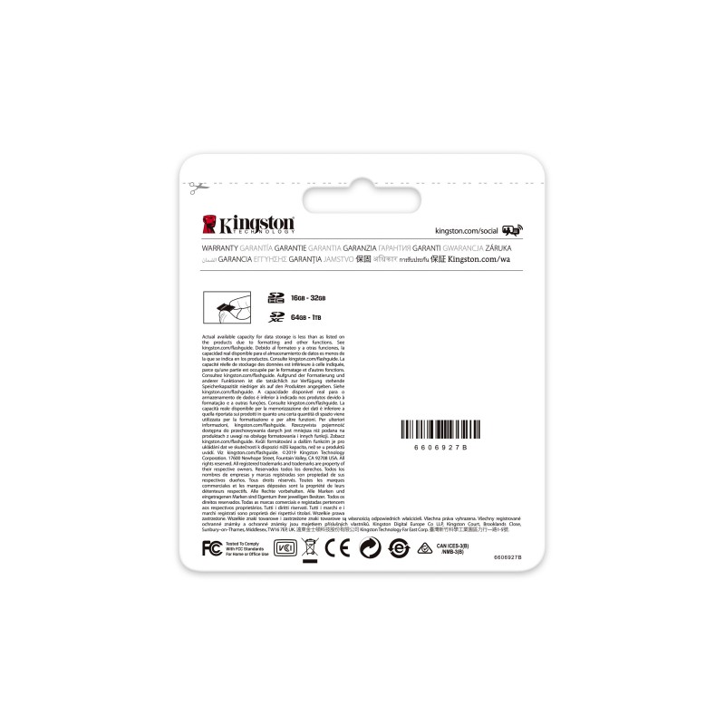 Kingston Technology Canvas Select Plus 64 GB SDXC UHS-I Klasse 10