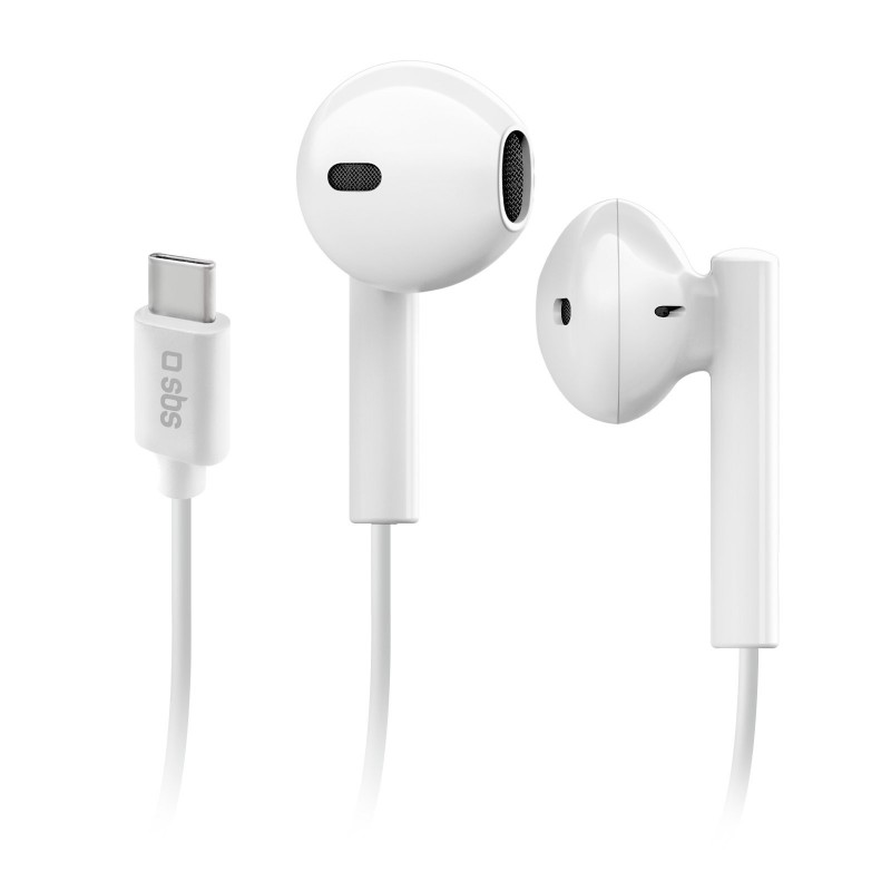 SBS Studio Mix 65c Auriculares Alámbrico Dentro de oído Llamadas Música USB Tipo C Blanco