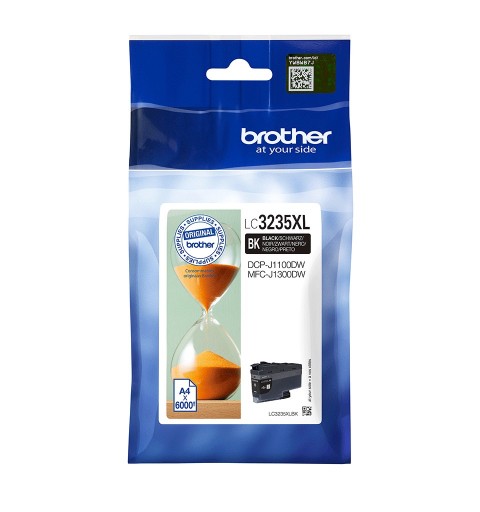 Brother LC-3235XLBK cartucho de tinta 1 pieza(s) Original Alto rendimiento (XL) Negro