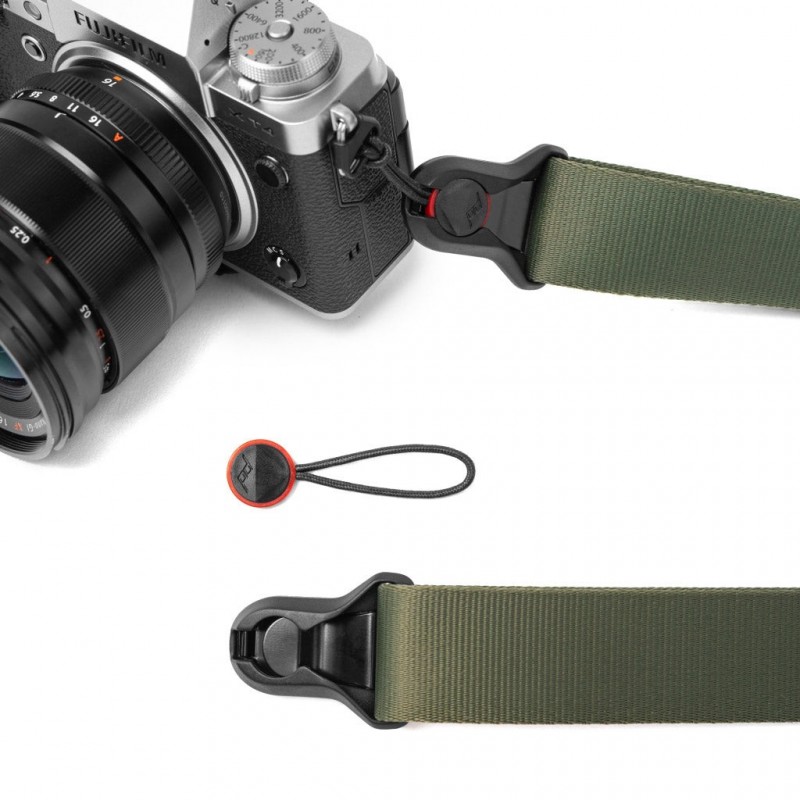 Peak Design Slide Lite strap Digital camera Leather, Nylon Green