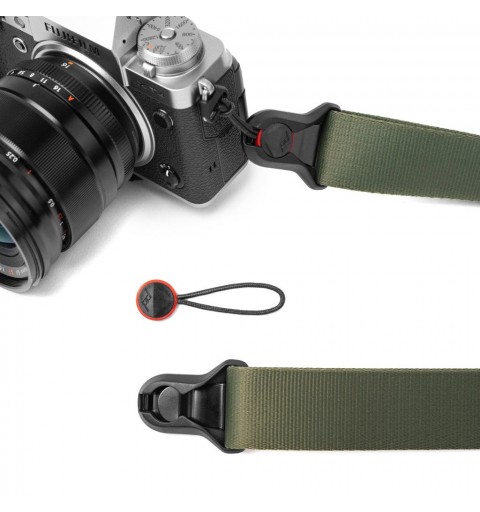 Peak Design Slide Lite strap Digital camera Leather, Nylon Green