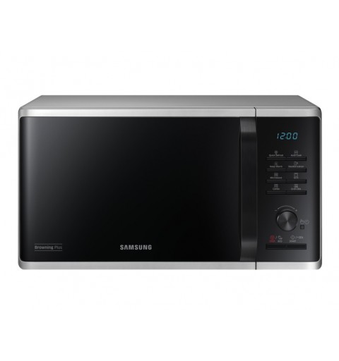 Samsung MG23K3515AS micro-onde Comptoir Micro-ondes grill 23 L 800 W Noir, Argent