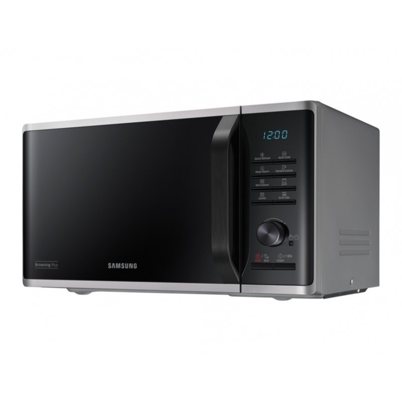 Samsung MG23K3515AS micro-onde Comptoir Micro-ondes grill 23 L 800 W Noir, Argent