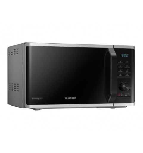 Samsung MG23K3515AS micro-onde Comptoir Micro-ondes grill 23 L 800 W Noir, Argent