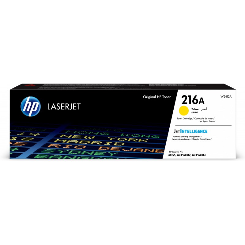 HP Cartucho de tóner Original 216A LaserJet amarillo