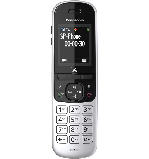 Panasonic KX-TGH710 Teléfono DECT Identificador de llamadas Negro, Plata