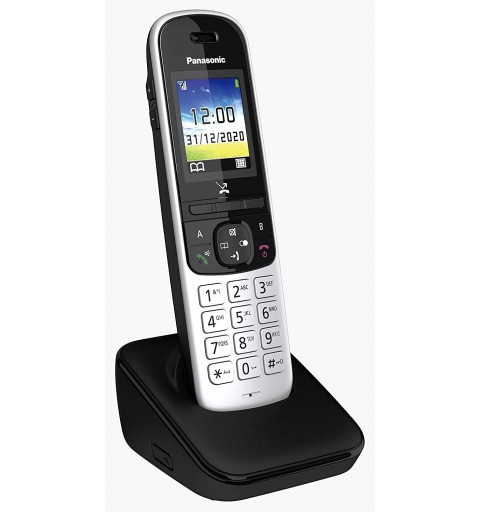 Panasonic KX-TGH710 Teléfono DECT Identificador de llamadas Negro, Plata