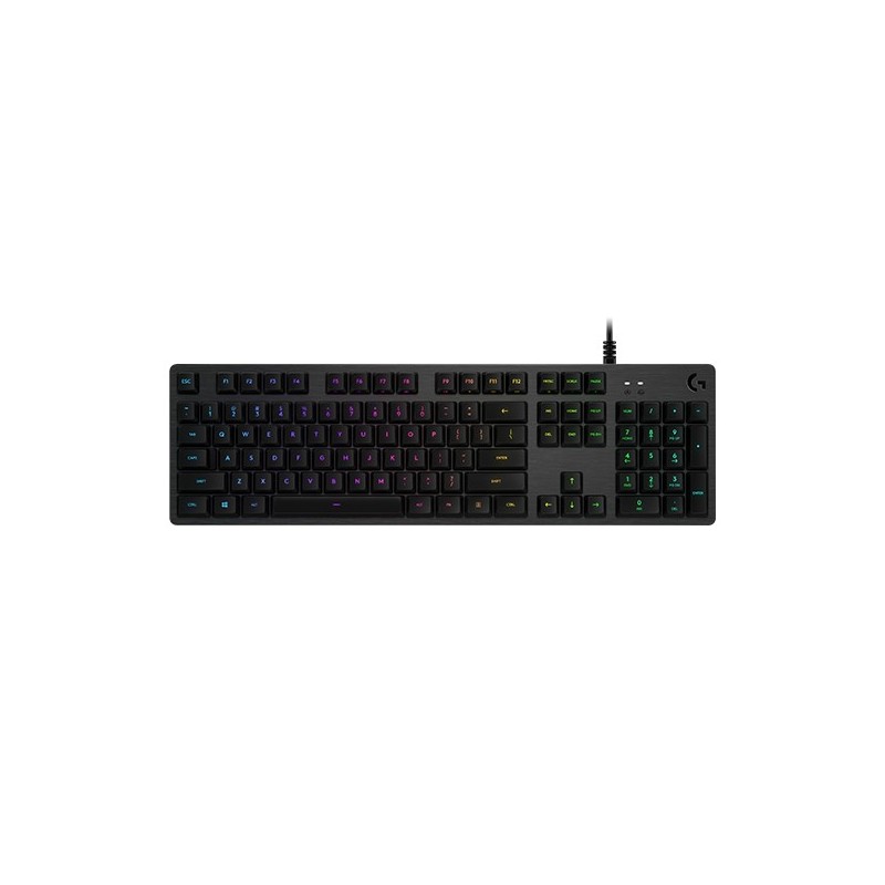 Logitech G G512 CARBON LIGHTSYNC RGB Mechanical Gaming Keyboard with GX Brown switches clavier USB QWERTY Italien Charbon