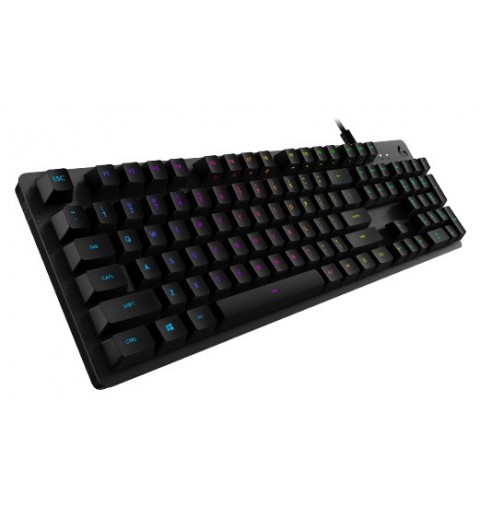 Logitech G G512 CARBON LIGHTSYNC RGB Mechanical Gaming Keyboard with GX Brown switches clavier USB QWERTY Italien Charbon