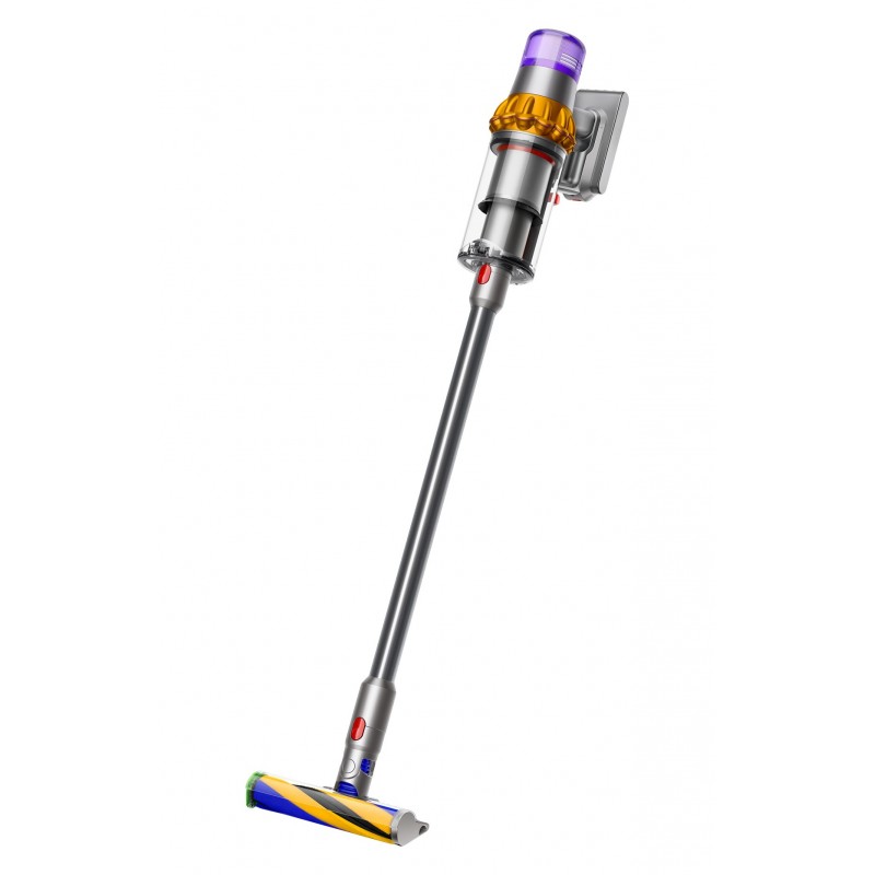 Dyson V15 Detect Absolute Nickel, Edelstahl, Gelb Beutellos