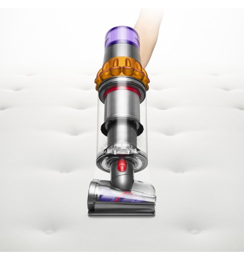 Dyson V15 Detect Absolute Nickel, Stainless steel, Yellow Bagless