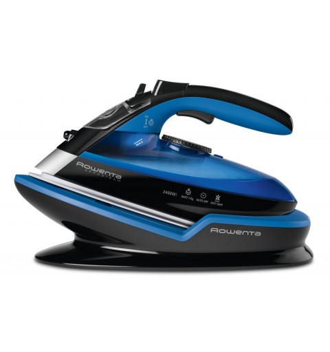 Rowenta Freemove Plancha a vapor Suela Microsteam 400 Láser 2400 W Azul, Negro