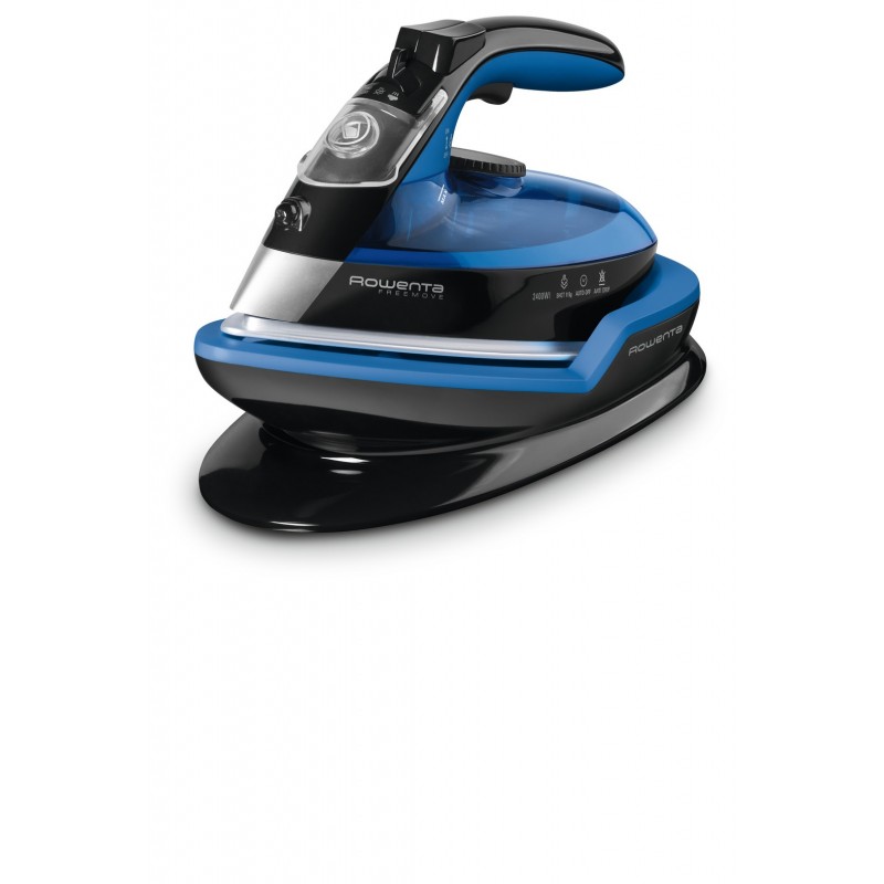 Rowenta Freemove Fer à vapeur Semelle Laser Microsteam 400 2400 W Bleu, Noir