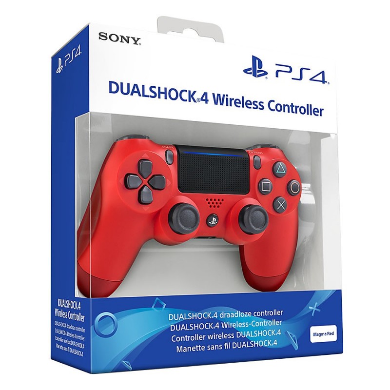 Sony DualShock 4 V2 Rouge Bluetooth USB Manette de jeu Analogique Numérique PlayStation 4