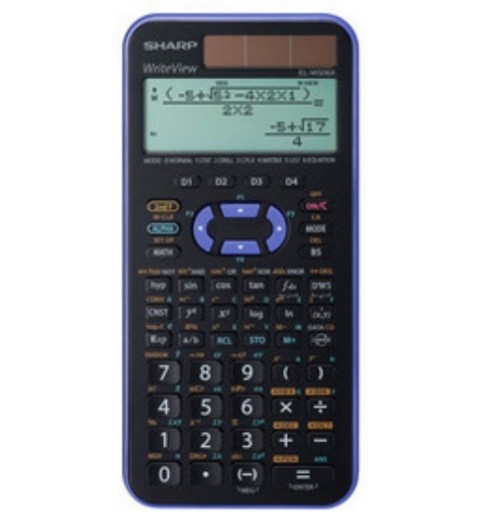 Sharp EL-W506TBSL calculatrice Bureau Calculatrice scientifique Noir