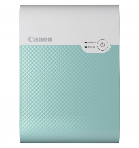 Canon SELPHY SQUARE QX10 Portable Colour Photo Wireless Printer, Mint Green