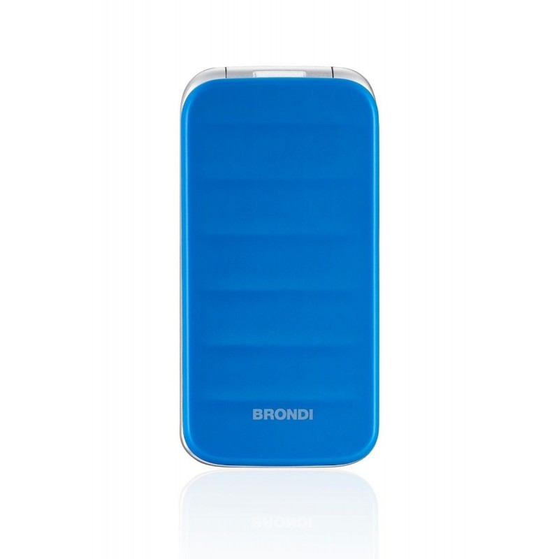 Brondi Fox 4,5 cm (1.77") 74 g Bleu, Argent Téléphone numérique