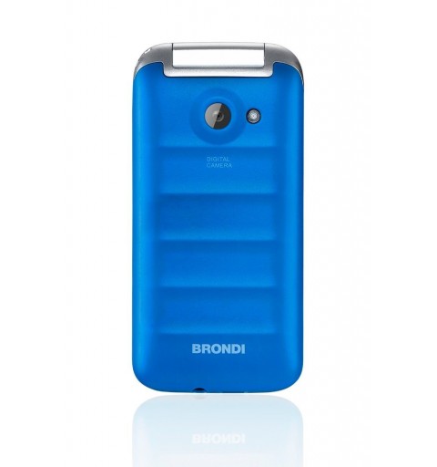 Brondi Fox 4,5 cm (1.77") 74 g Bleu, Argent Téléphone numérique