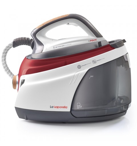 Polti XM82C Ferro da stiro a secco e a vapore Alluminio 2350 W Grigio, Rosso