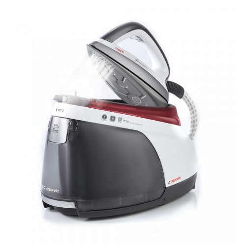 Polti XM82C Ferro da stiro a secco e a vapore Alluminio 2350 W Grigio, Rosso