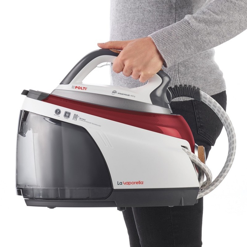 Polti XM82C Dry & Steam iron Aluminium soleplate 2350 W Grey, Red