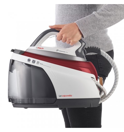 Polti XM82C Dry & Steam iron Aluminium soleplate 2350 W Grey, Red