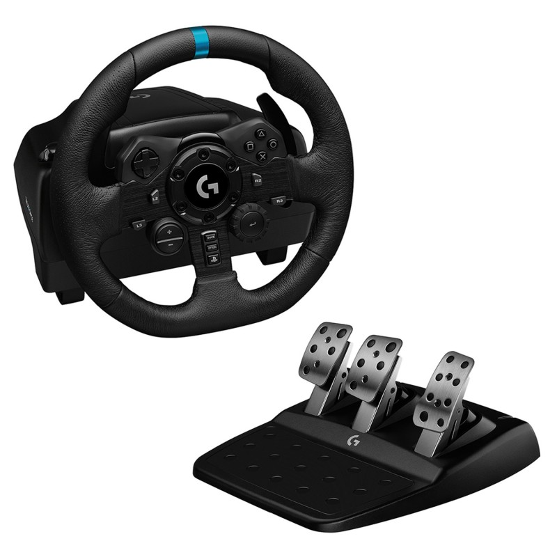 Logitech G G923 Racing Wheel and Pedals for PS5, PS4 and PC Negro USB Volante + Pedales PC, PlayStation 4