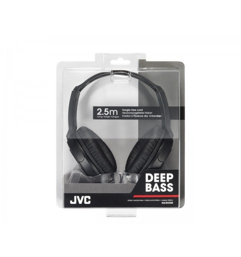 JVC HA-RX330-E Wired Headphones Head-band Music Black
