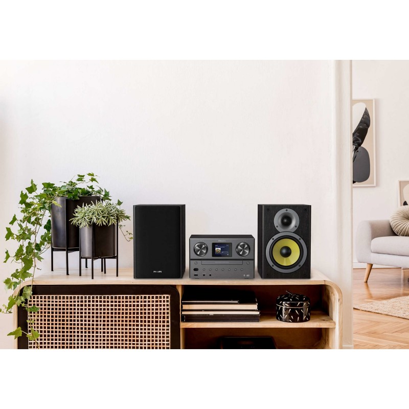 Philips TAM8905 10 sistema de audio para el hogar Microcadena de música para uso doméstico 100 W Negro