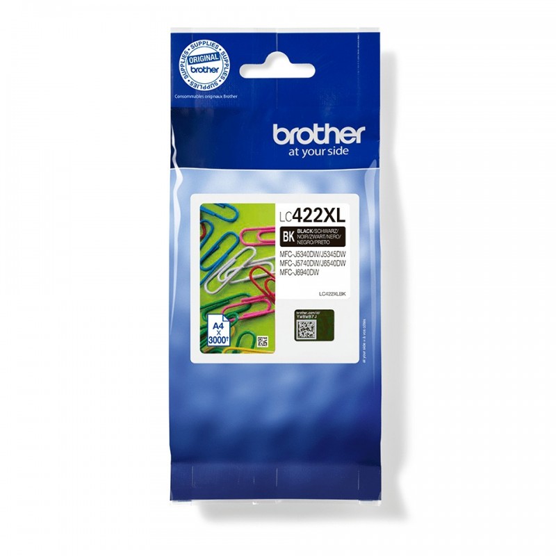 Brother LC-422XLBK ink cartridge 1 pc(s) Original High (XL) Yield Black