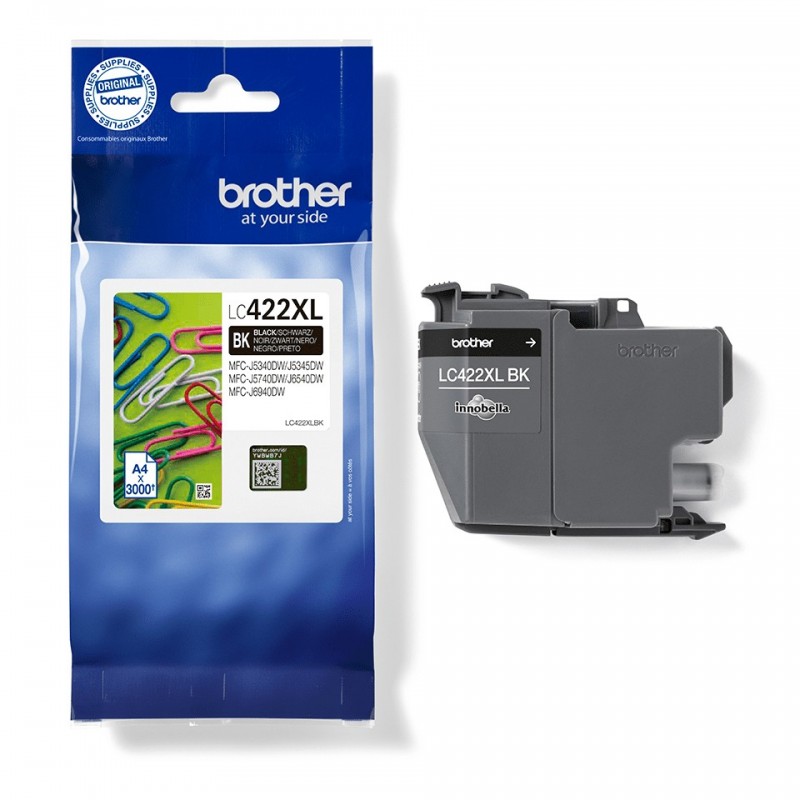 Brother LC-422XLBK Druckerpatrone 1 Stück(e) Original Hohe (XL-) Ausbeute Schwarz