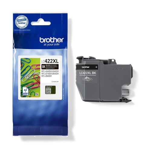 Brother LC-422XLBK cartuccia d'inchiostro 1 pz Originale Resa elevata (XL) Nero