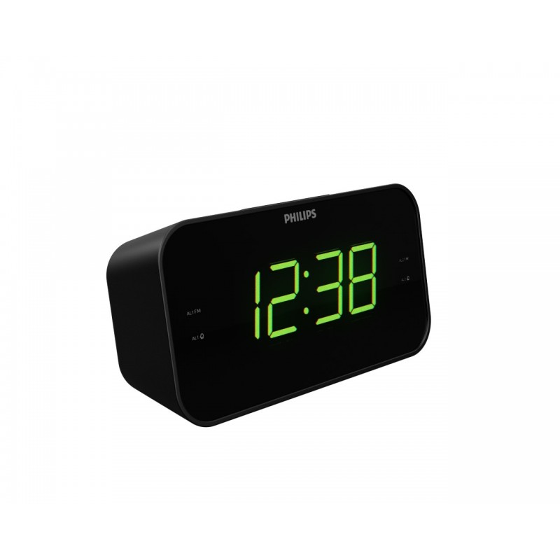 Philips TAR3306 12 alarm clock Digital alarm clock Black