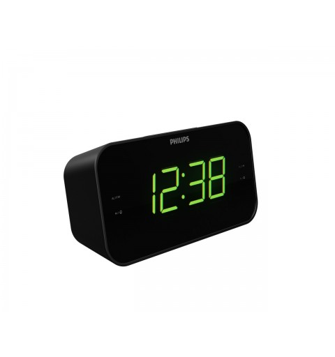 Philips TAR3306 12 alarm clock Digital alarm clock Black