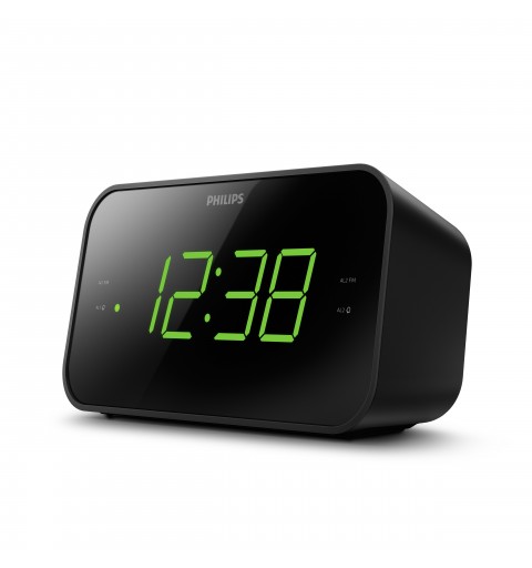 Philips TAR3306 12 alarm clock Digital alarm clock Black