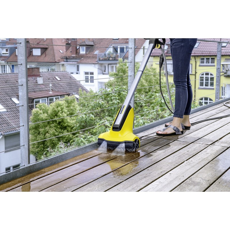 Kärcher PCL 4 Terassenreiniger Pulidora de suelo 800 RPM Negro, Amarillo