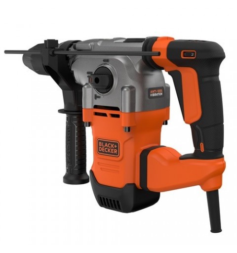 Black & Decker BEHS03K 900 RPM SDS Plus Negro, Naranja