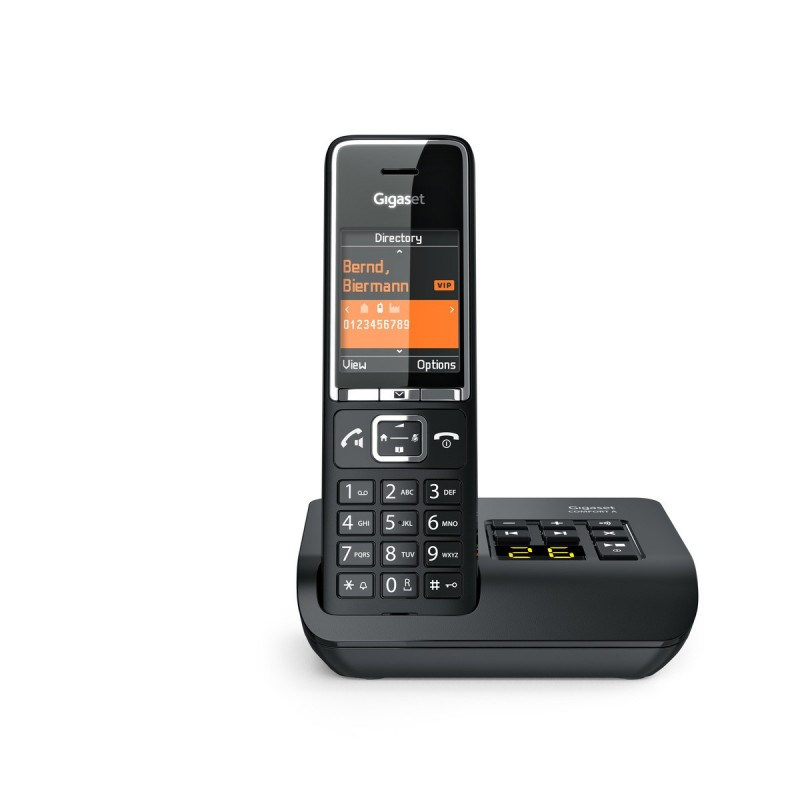 Gigaset COMFORT 550A Analoges DECT-Telefon Anrufer-Identifikation Schwarz