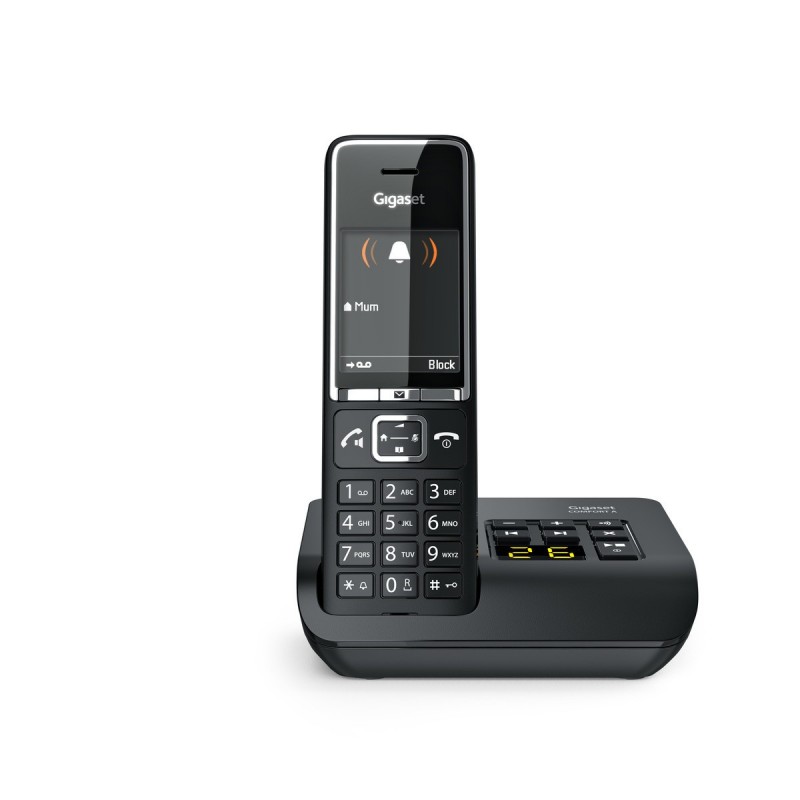 Gigaset COMFORT 550A Analoges DECT-Telefon Anrufer-Identifikation Schwarz