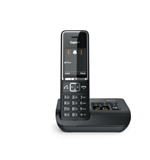 Gigaset COMFORT 550A Analog DECT telephone Caller ID Black