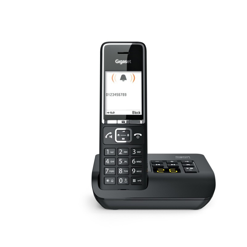 Gigaset COMFORT 550A Analoges DECT-Telefon Anrufer-Identifikation Schwarz