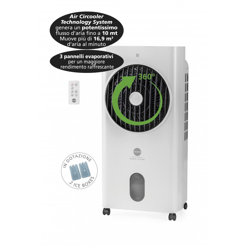 Macom Enjoy & Relax 987 Power Cyclone Portable evaporative air cooler