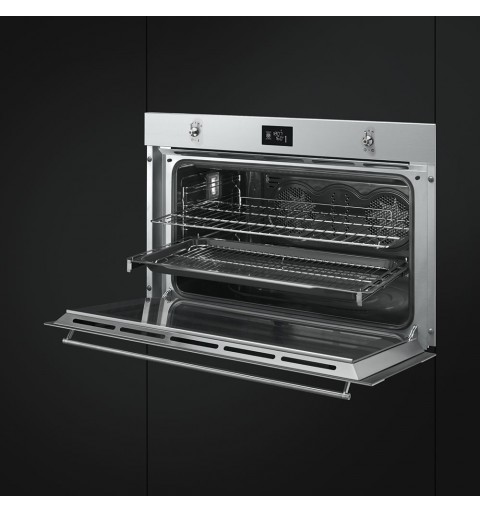 Smeg SF9390X1 horno 115 L A+ Negro, Acero inoxidable