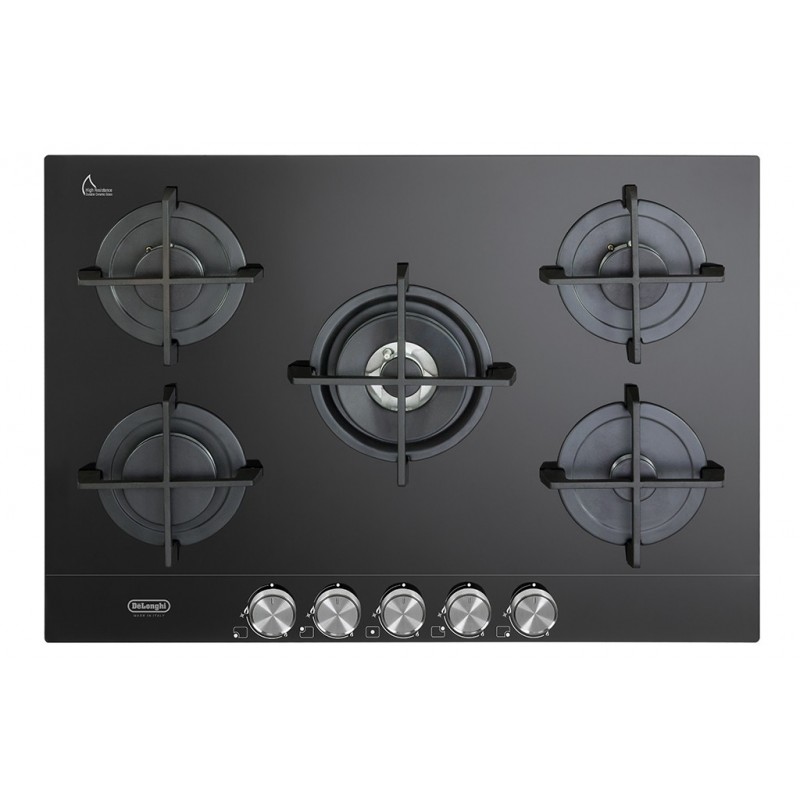 De’Longhi NSL 575 NC hob Black Built-in 75 cm Gas 5 zone(s)