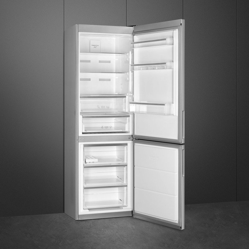 Smeg FC20EN1X fridge-freezer Freestanding 360 L E Stainless steel