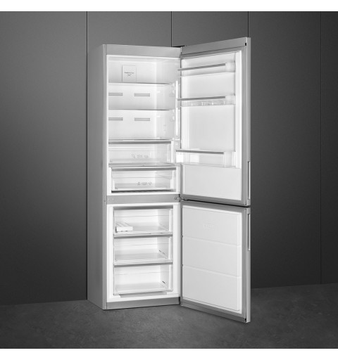 Smeg FC20EN1X réfrigérateur-congélateur Autoportante 360 L E Acier inoxydable